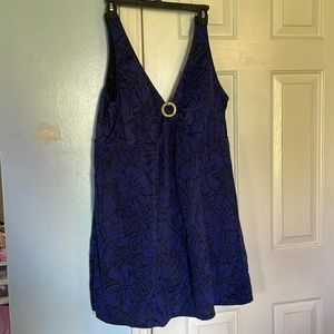 NWOT Blue Lands’ End women’s swimsuit, size 24